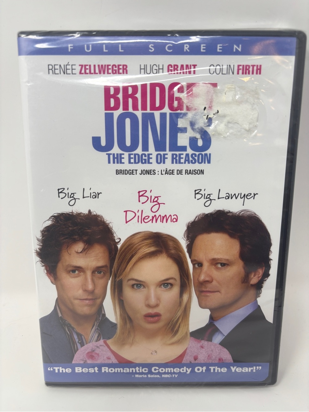 Bridget Jones: The Edge of Reason DVD Full Screen New & Sealed